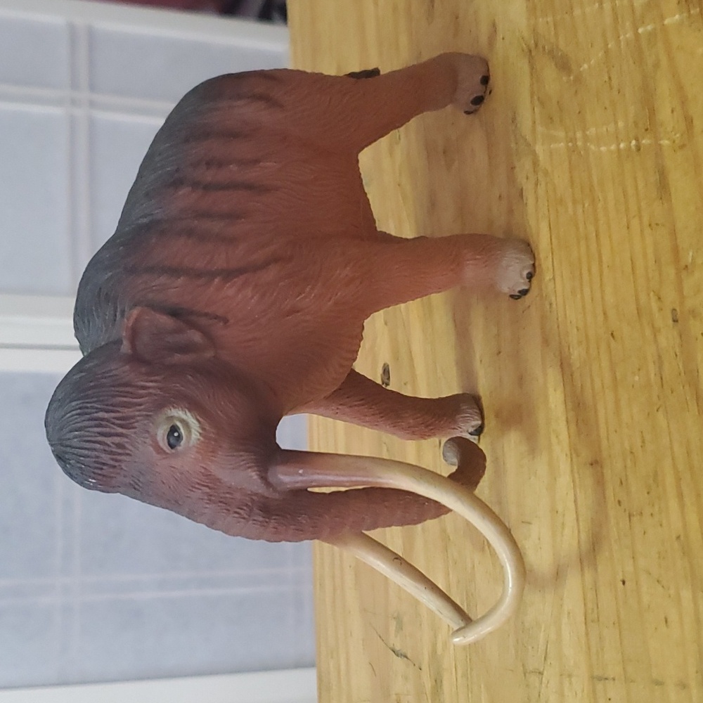 K&M Plastic Wooly Mammoth Toy